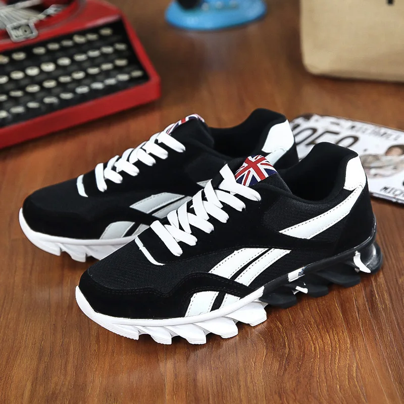 2017 мужские кроссовки для бега спортивная обувь из дышащей сетки на весну и осень