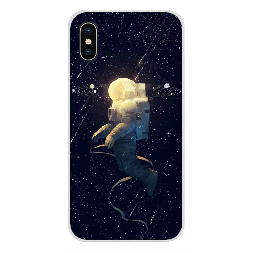Space Love Moon Astronaut Mobile Phone Shell Cover For Xiaomi Redmi Note 6A MI8 Pro S2 A2 Lite Se MIx 1 Max 2 3 Oneplus 6T | Мобильные