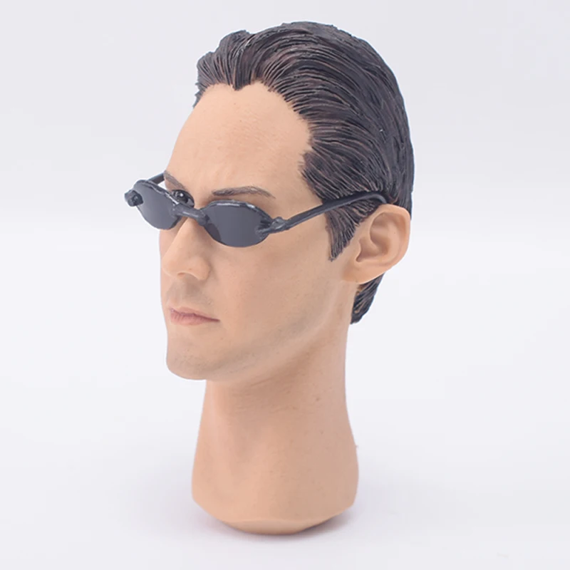KUMIK 1/6 Scale Headplay Keanu Reeves Head Sculpt Neo Matrix 1:6th Мужская головка Scuplt резьба подходит 12 дюймов