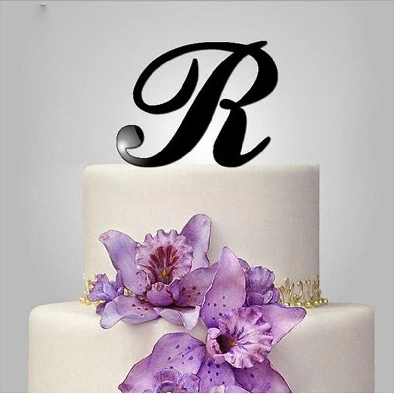 

Custom Letter Cake Topper, Initial Name Cake Toppers for Wedding, Unique Wedding Decoration Birthday Party Decorations Kids