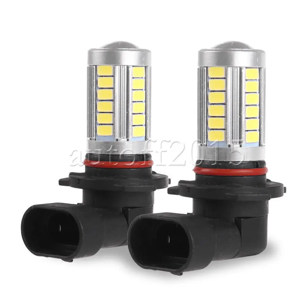 2X H16 33 SMD 5630 Светодиодный автомобильный противотуманный автомобильный светильник, стоп-сигнал, DRL, лампа заднего хода, оранжевые, белые, синие, тормозной светильник