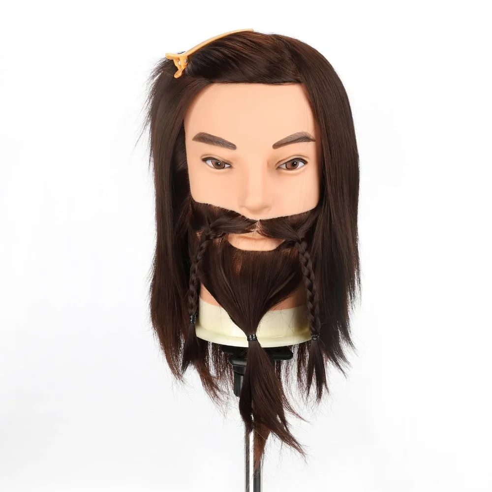 Горячая распродажа мужской волос кукла манекен голова с 100% натуральными