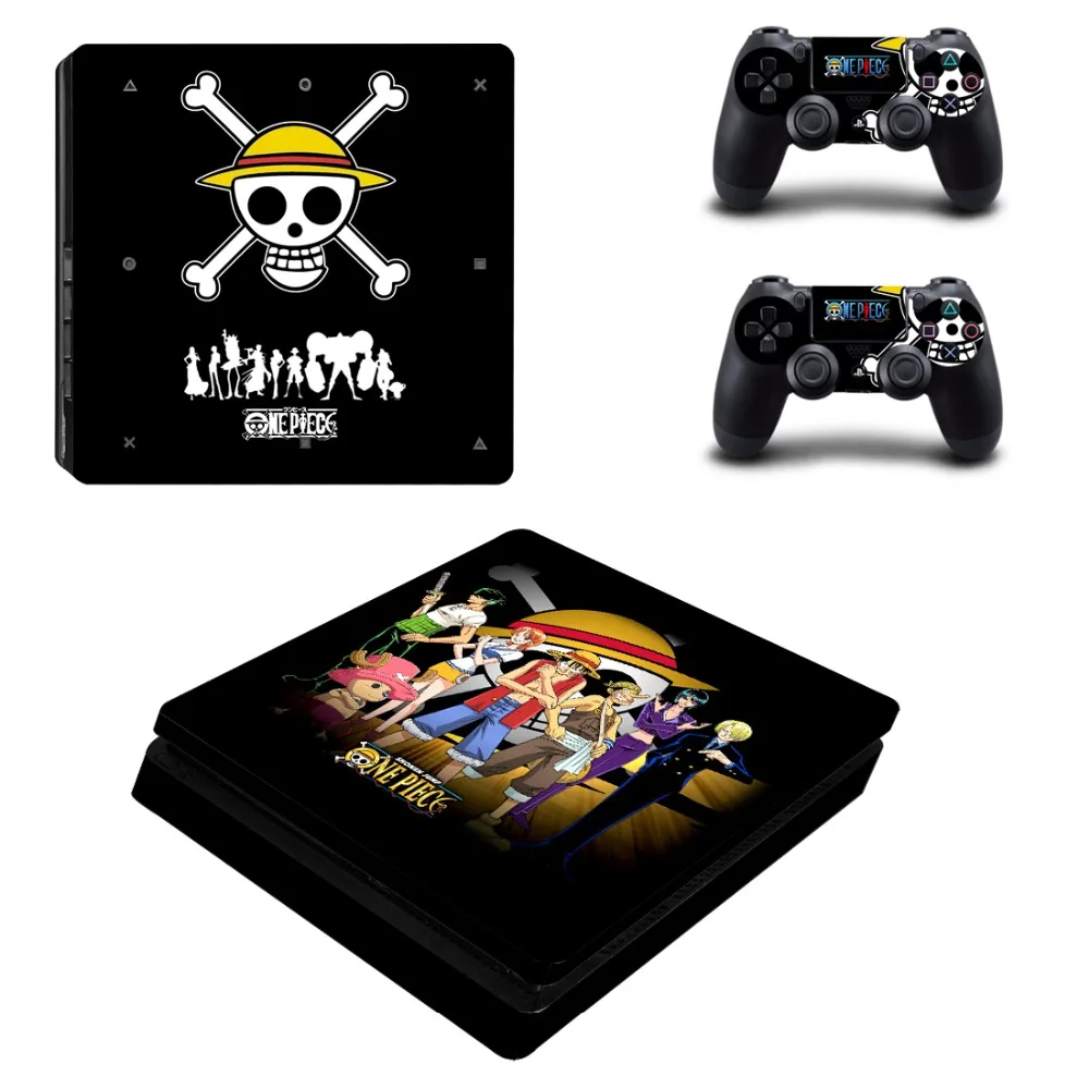 Аниме One Piece Mob Psycho 100 PS4 Slim Skin Наклейка для PlayStation 4 консоль и контроллеры наклейка