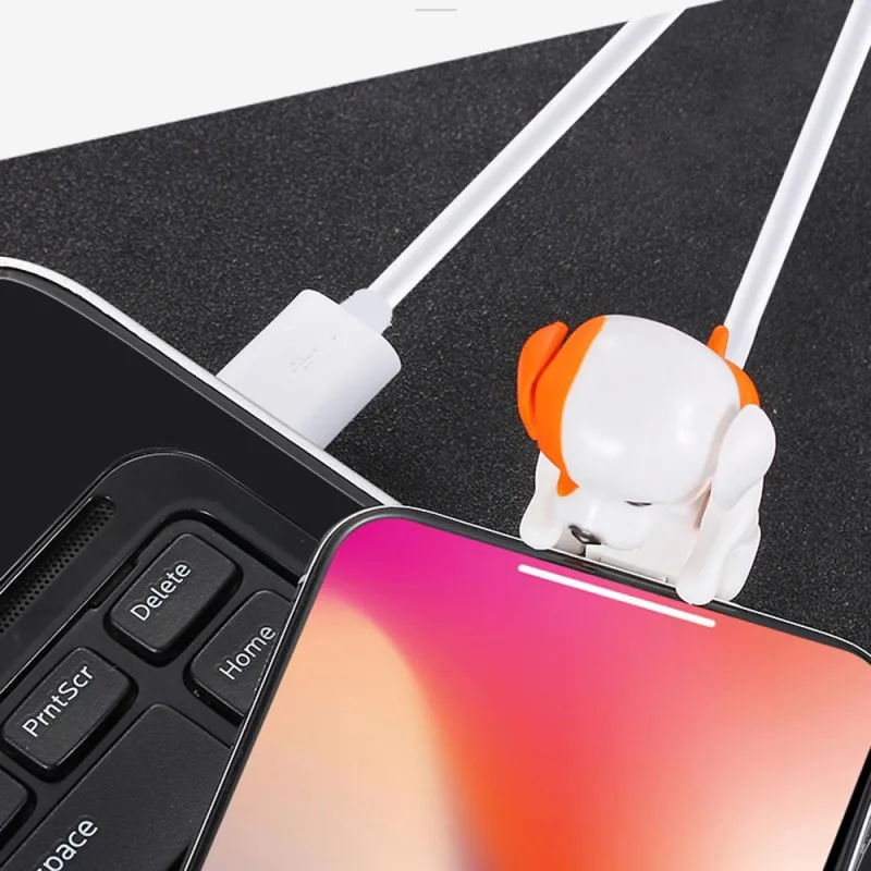 Негодяй собака Usb кабель для зарядки Быстрая зарядка мини толчки милая линии IOS