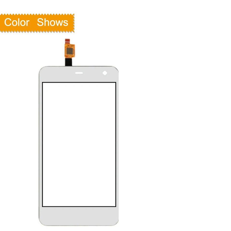 white no gift Дигитайзер с сенсорным экраном для zte Blade A465 L4 Pro, сенсорная панель, объектив с сенсорным экраном, переднее стекло, сенсор, без ЖК-дисплея, замена 465 - Цвет: white no gift