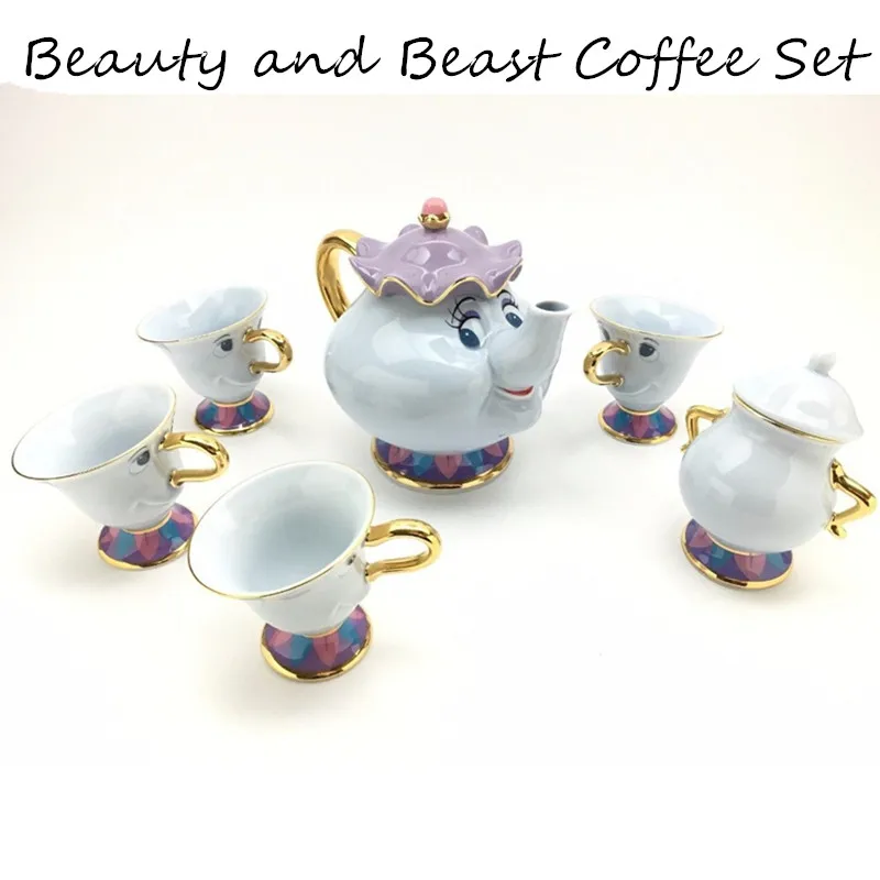 Кружка для кофе с героями мультфильмов Beauty And The Beast набор приготовления сахара