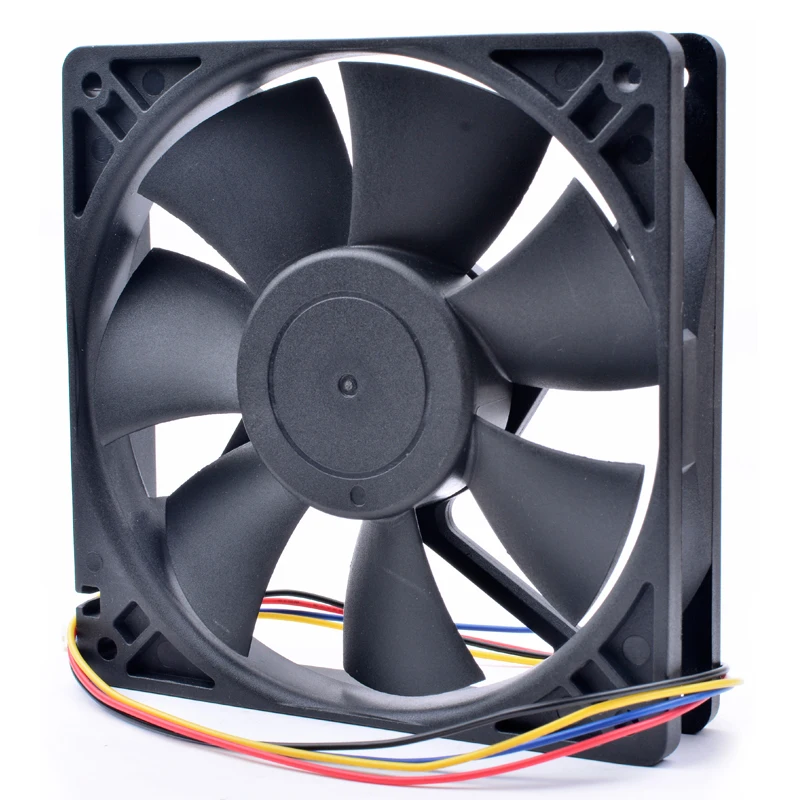 Абсолютно новый оригинальный вентилятор ANCHAOPU ACP1212BE-12H 12см 12025 120x120x25мм 120мм, 12В, 0,30А, 4-проводной, для охлаждения корпуса и процессора.