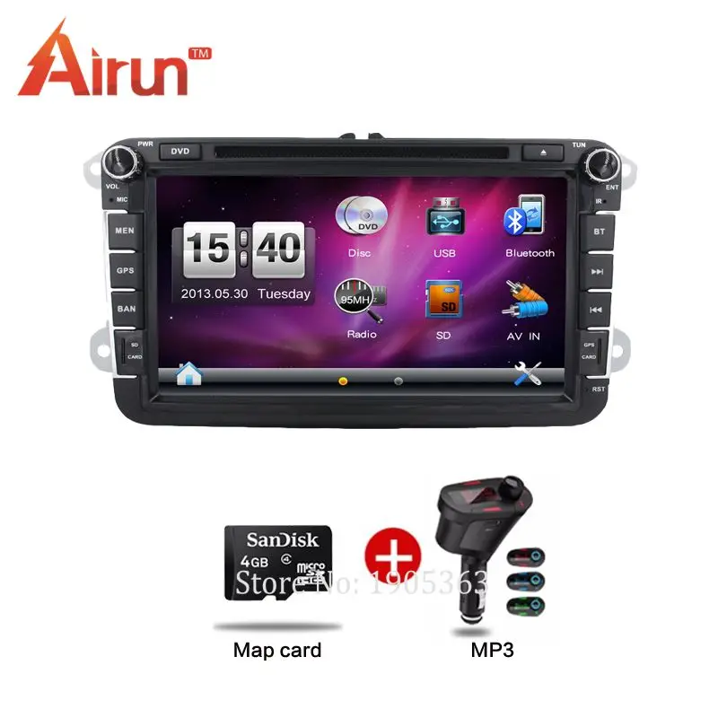 2din 8inch Car DVD GPS player For Volkswagen VW POLO PASSAT CC JETTA TIGUAN TOURAN Bora Touareg GOLF in dash car dvd | Автомобили и