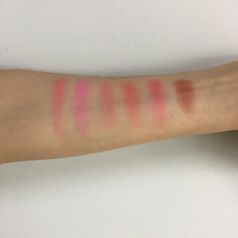 MISKOS 6 цветные кисти румяна матовый и блестящий Палетка для контурирования лица