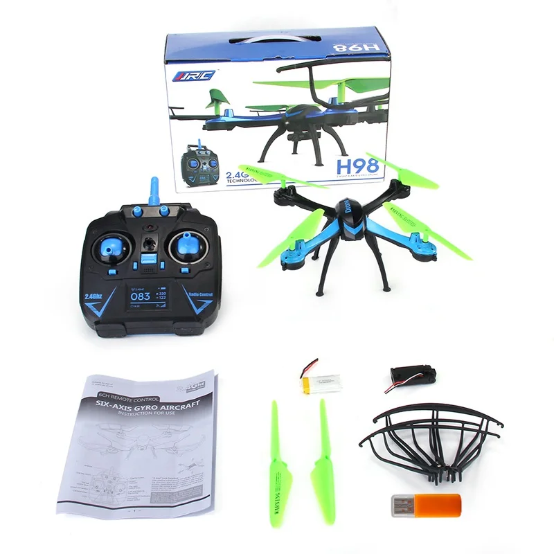 Jjrc H98 Rc Квадрокоптер с камерой HD Летающая камера Вертолет Профессиональный Дрон