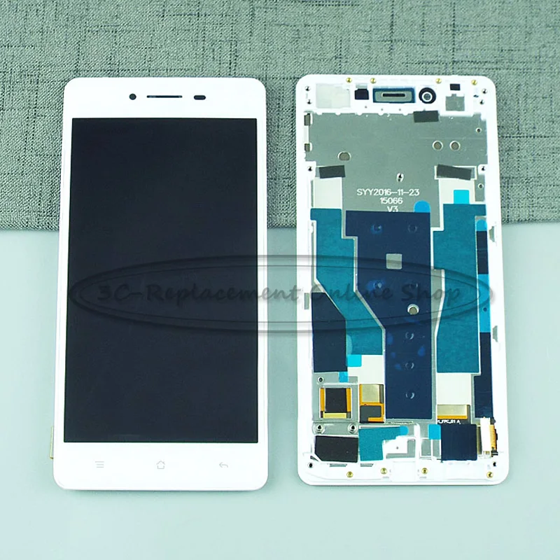 100% Протестировано высокое качество белый 5 0 дюйма новинка для Oppo R7 Полный ЖК
