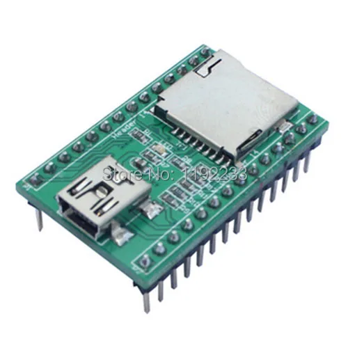 Голосовой модуль MP3 One To 5 Road независимый контроль серийный JQ6500 28P|mp3 module|control