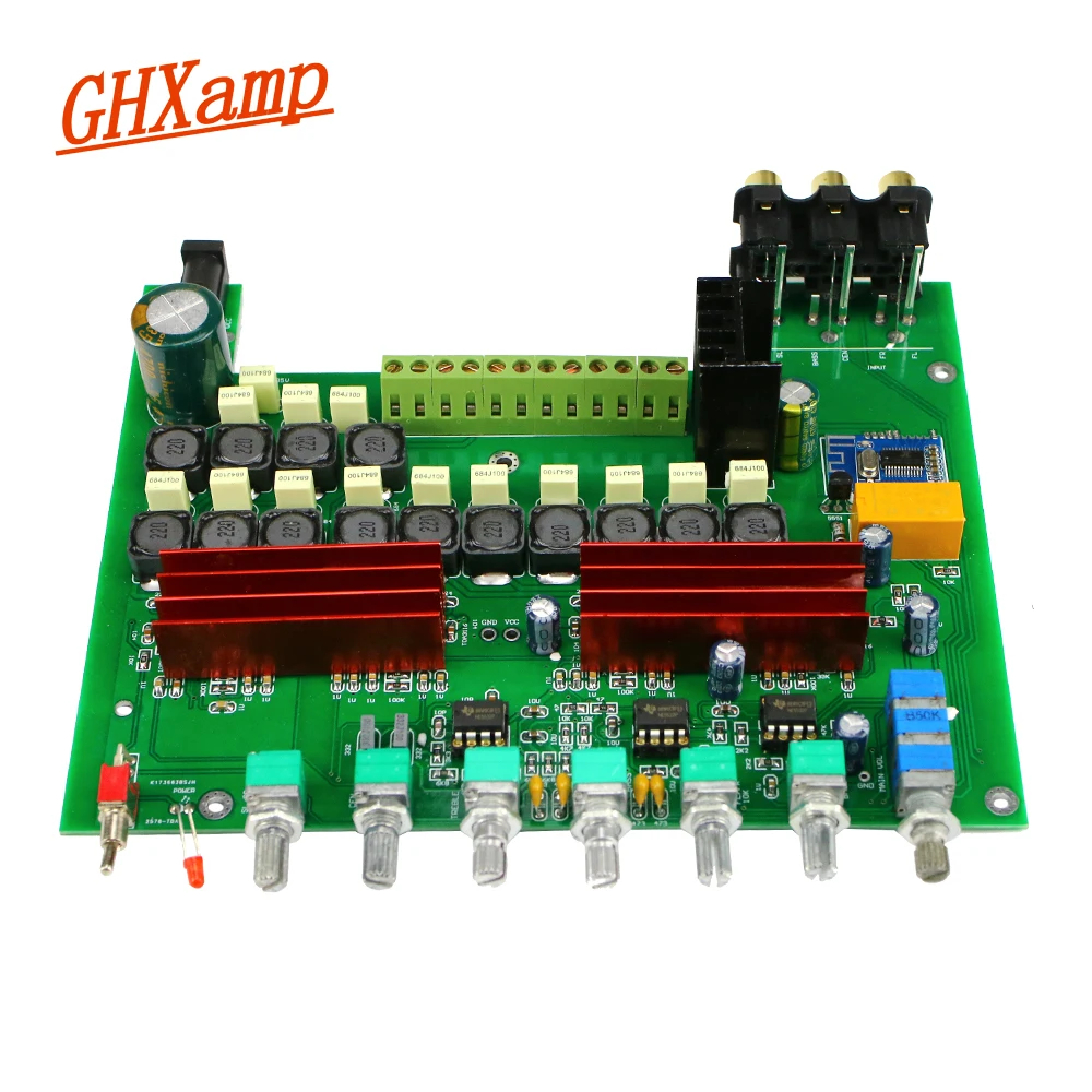 GHXAMP TPA3116 5 1 усилитель аудиоплаты с регулировкой громкости и высокими