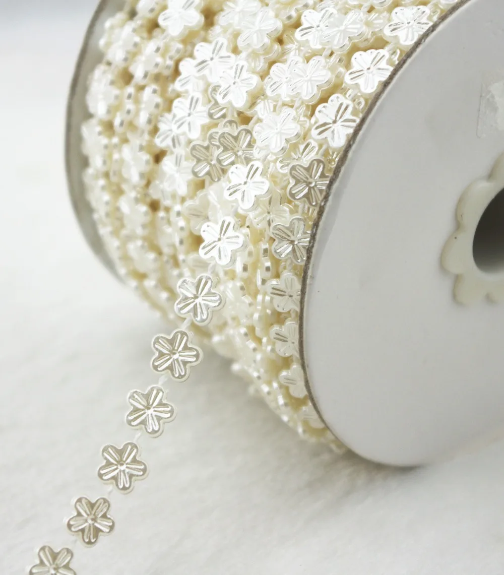 10 ярдов 8 мм в форме цветка|rhinestone chain trim|rhinestone chainchain trim |