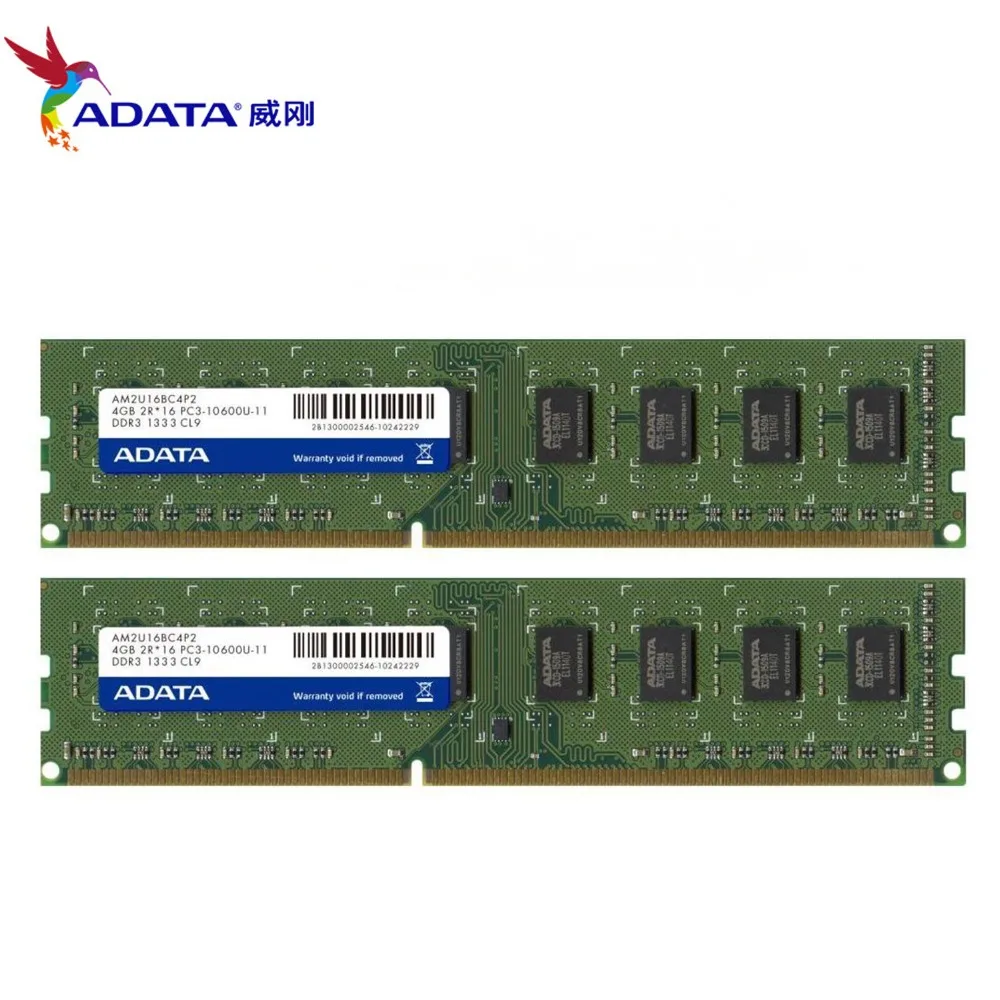 Бренд AData DDR3 4GB 1333MHz 1600MHz 1 5 V U-DIMM CL11 Память RAM Memoria для настольного ПК | Компьютеры и