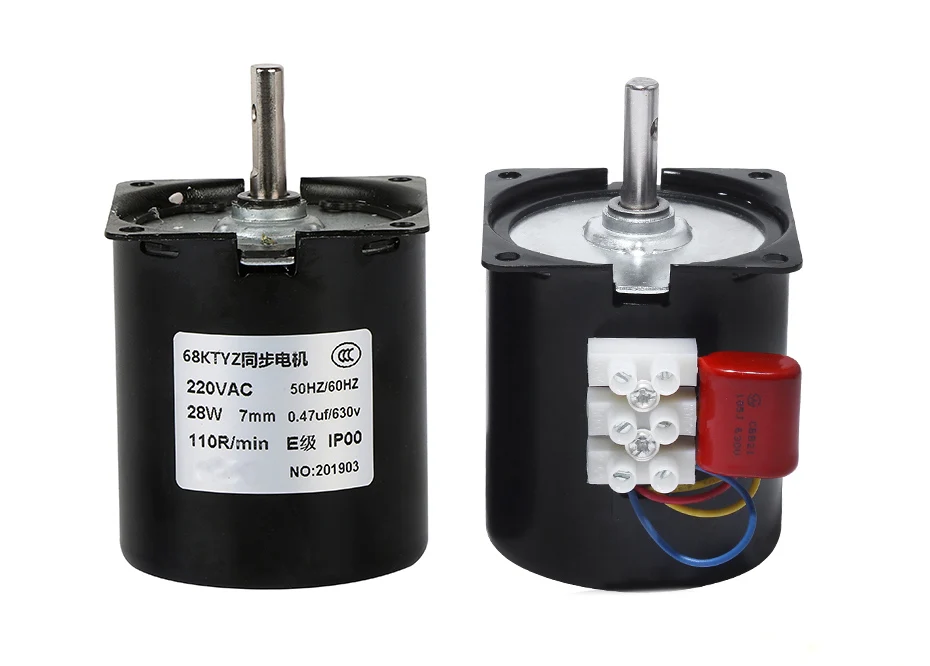 220V AC синхронный Шестерни двигатель 68KTYZ 68-KTYZ 28 Вт постоянный магнит синхронный Шестерни мотор 220V 2,5 5 10 15 20 30 40 50 60 оборотов в минуту