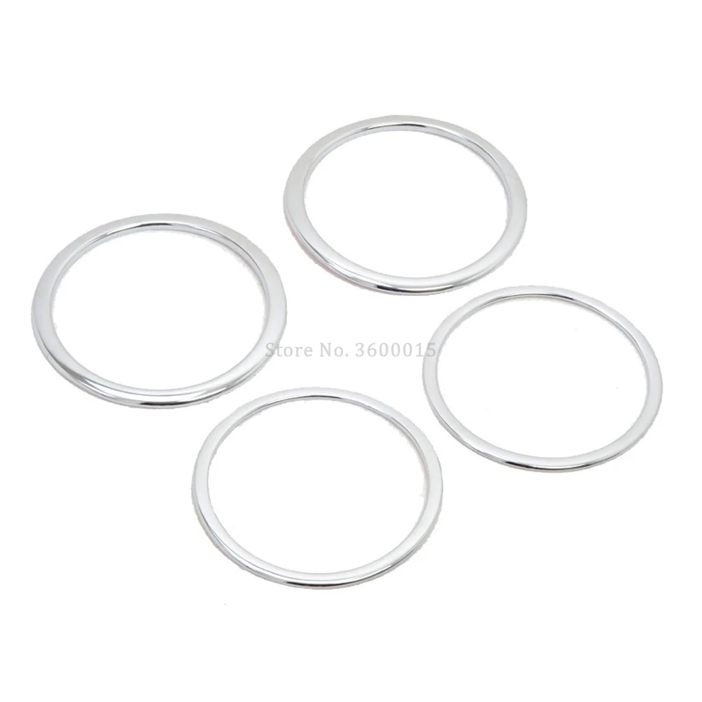 For Nissan Qashqai 2014 2015 2016 2017 2018 Interior Accessories ABS Chrome Audio Ring Loudspeaker Cover Decorative Trim Molding |