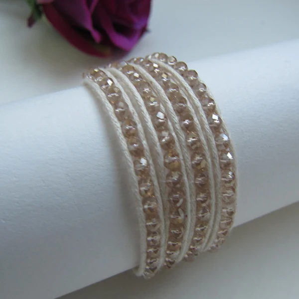 Бесплатная доставка! Браслет ручной работы с гранями 3-4 мм браслет цвета