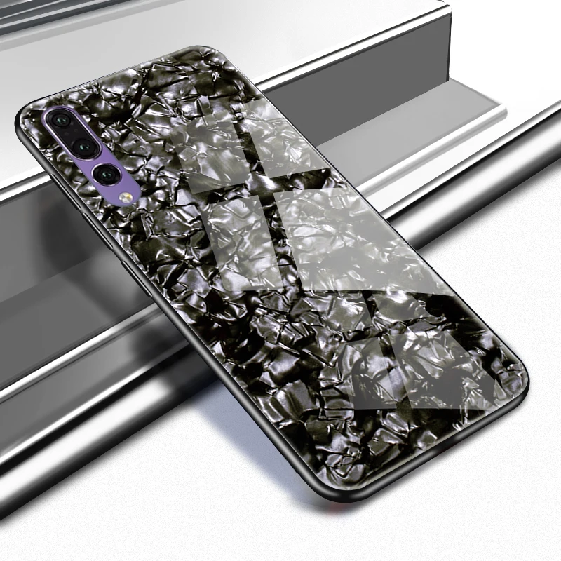 Чехол для huawei P20 Pro Lite роскошный ударопрочный чехол из закаленного стекла жесткий