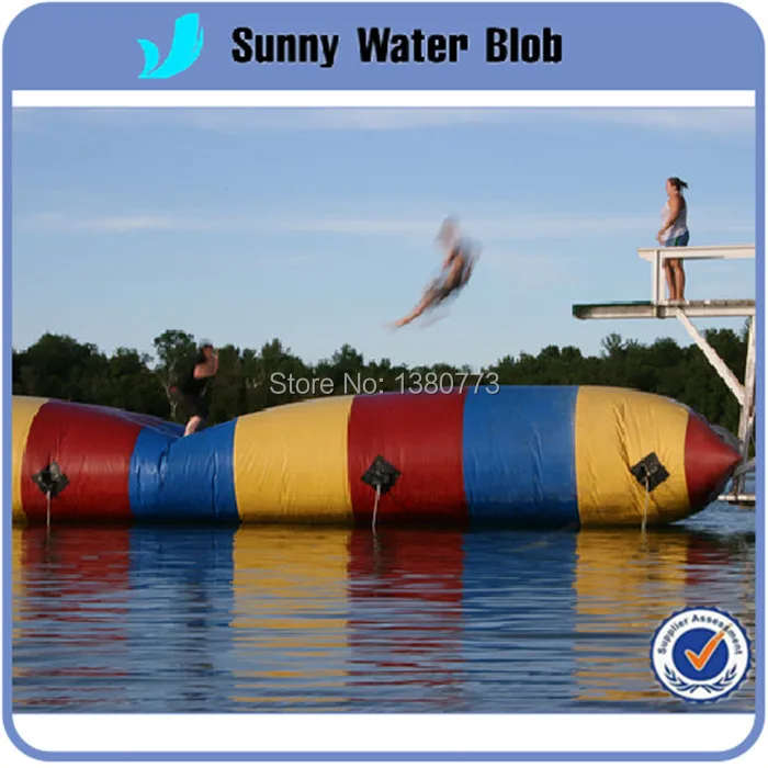 Быстрая доставка хорошее качество 0 9 надувной водяной батут из ПВХ игрушки для