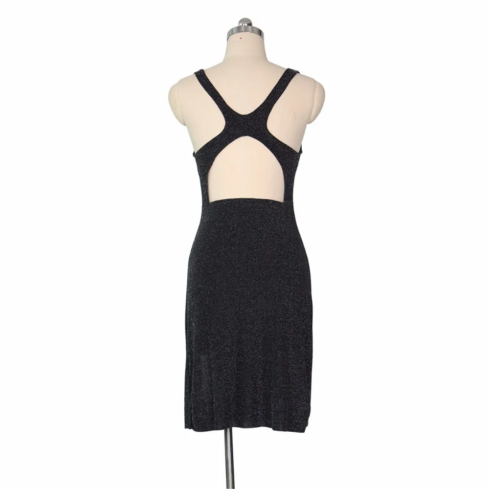 Misstyle вечерние платье пикантные Для женщин с боковыми Танк Bodycon вырезом на спине