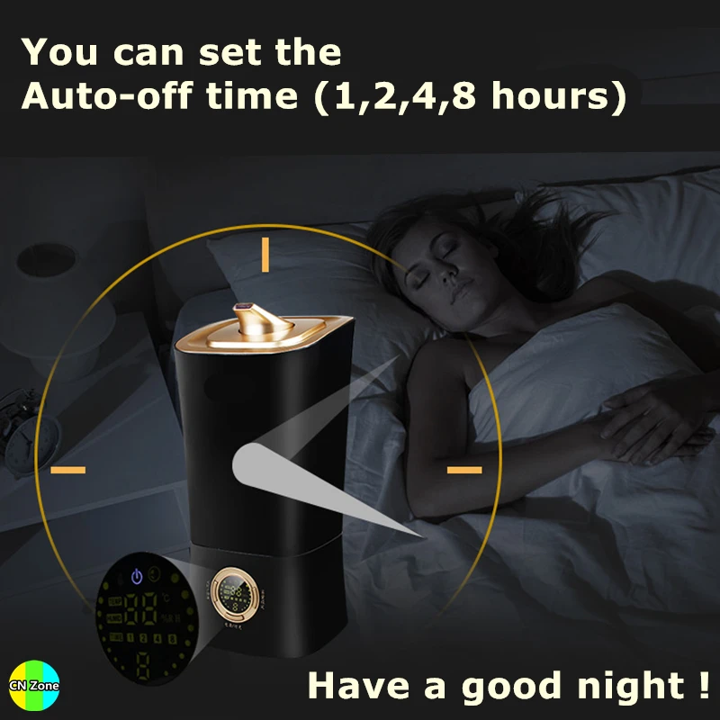 Быстрая доставка Интеллектуальный небулайзер ультразвуковой увлажнитель умный