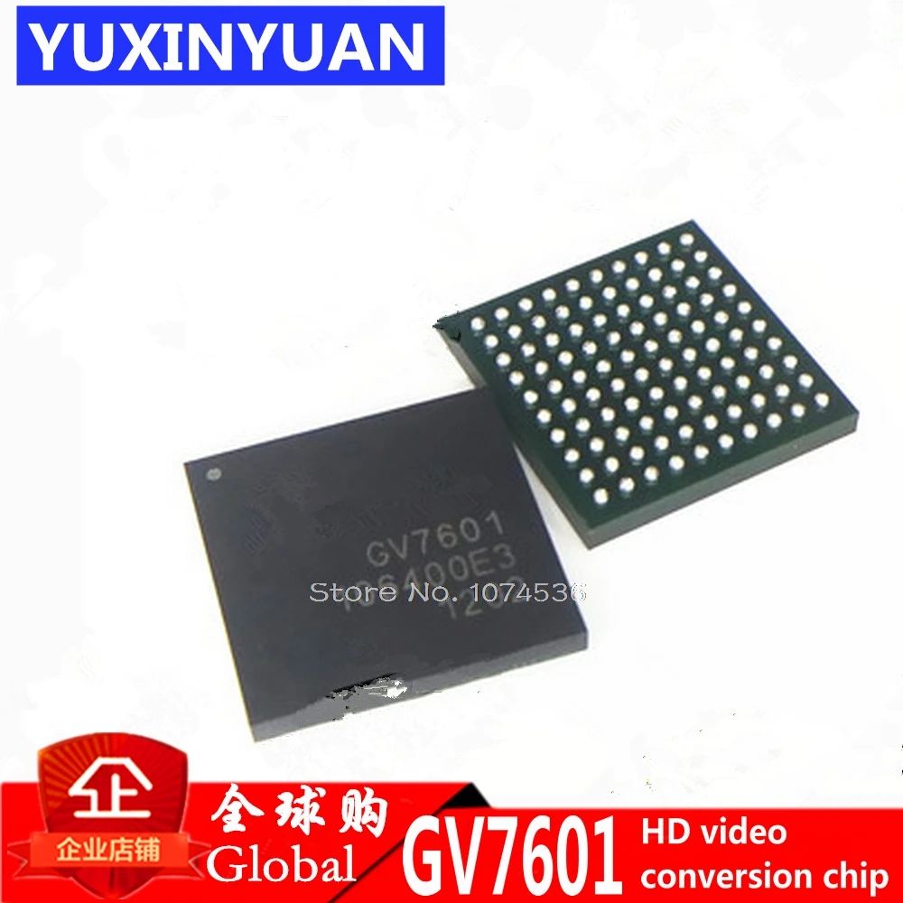 

1pcs GV7601 GV7601-IBE3 BGA-100 HD video conversion chip IC YUXINYUAN IN STOCK