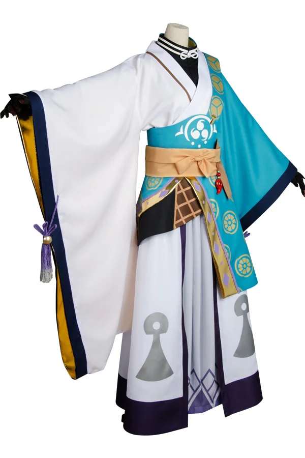 Yin Yang Master Onmyouji Aobouzu костюм для костюмированной вечеринки кимоно карнавальные