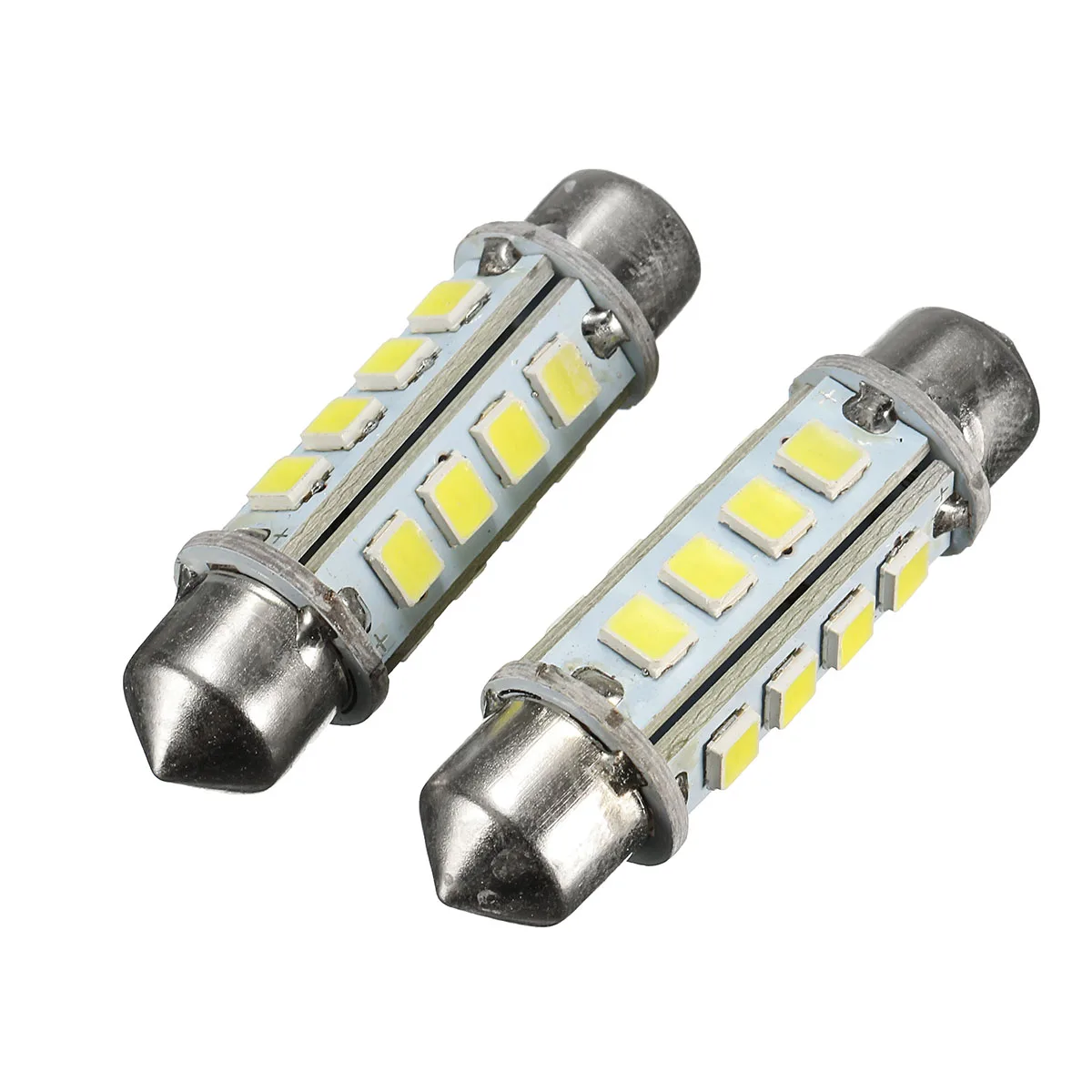 Пара 39 мм 2835 16SMD автомобиля Светодиодный лампочки для межкомнатных дверей купольная лампа номерной знак фонарь освещения номерного знака