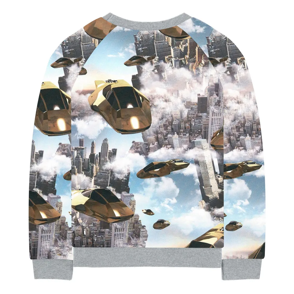 boy jacket baby girl coat Hot Sale Spring/Autumn Brand Fashion Children Jackets Coats spaceship print Kids Outerwear Clothing | Детская