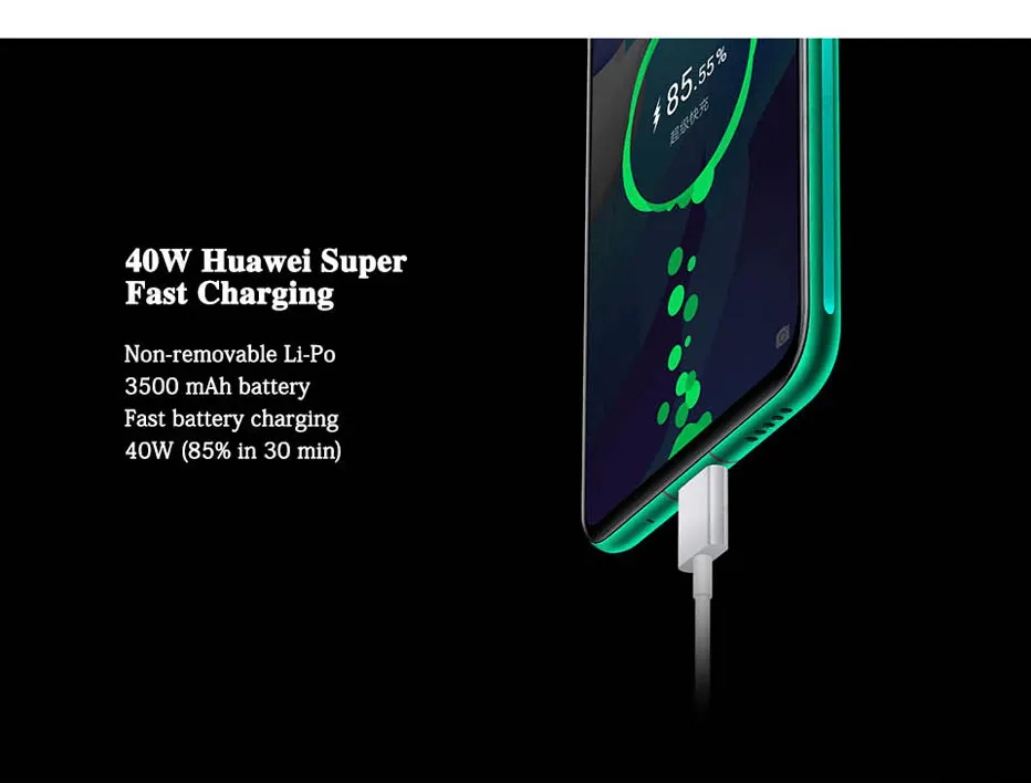 huawei Nova 5 pro, 8 ГБ, 128 ГБ, мобильный телефон, четыре ядра, 6,39 дюймов, OLED, Android 9,0, 3500 мАч, встроенный экран, отпечаток пальца, Google play
