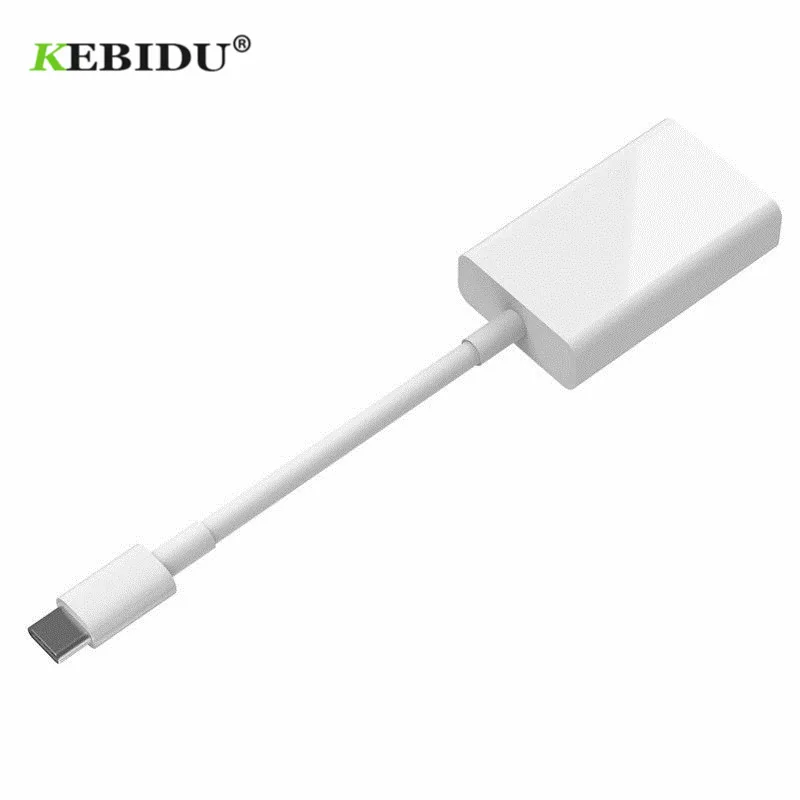 Kebidu Новое прибытие Тип C 3 1 4K 30Hz папа к женскому USB HDMI совместимый адаптер для MacBook