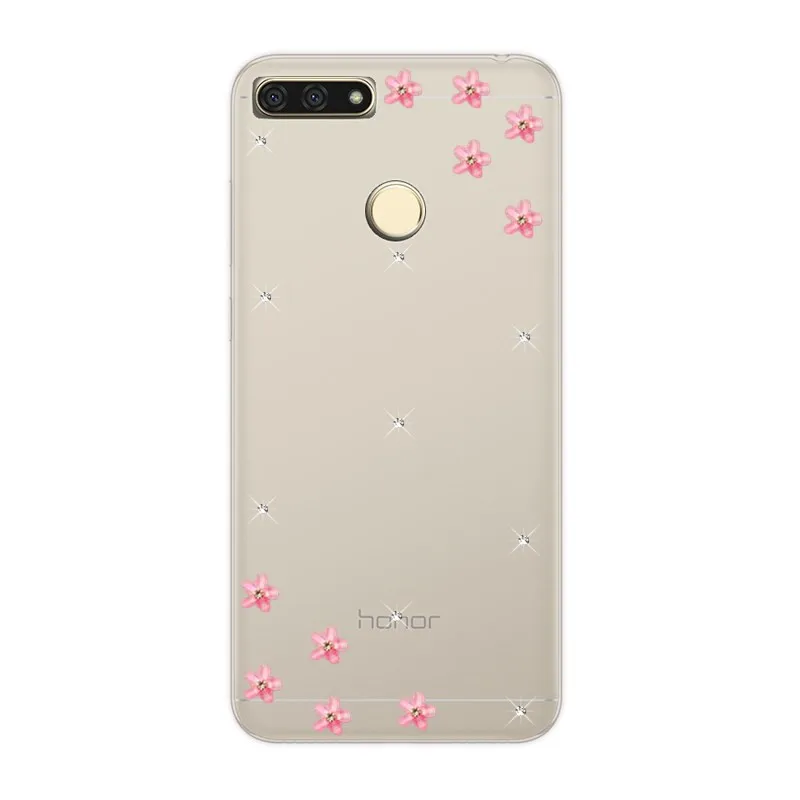 Блестящие прозрачные чехлы с бриллиантами для Huawei p20 lite P20 pro p8 p9 2017 p10 plus держатель