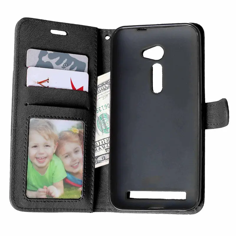 Asus Zenfone 2 ZE500CL Case Cover 5.0 Wallet PU Leather Phone For 2E Z00D Flip | Мобильные телефоны и аксессуары