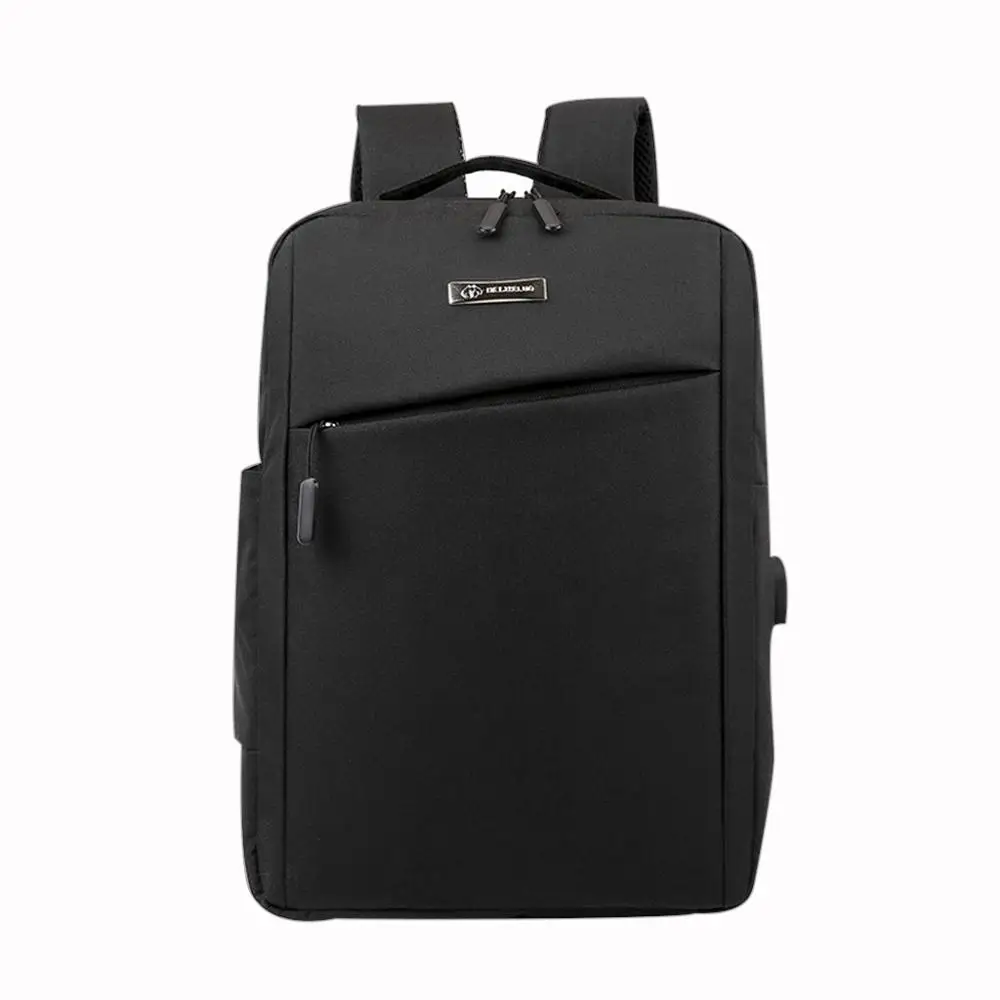 Черный Максимальный 17 дюймовый школьный рюкзак Mochila с защитой от воровства, мужской и женский рабочий рюкзак для зарядки телефона, многослойная дорожная сумка - Цвет: Черный