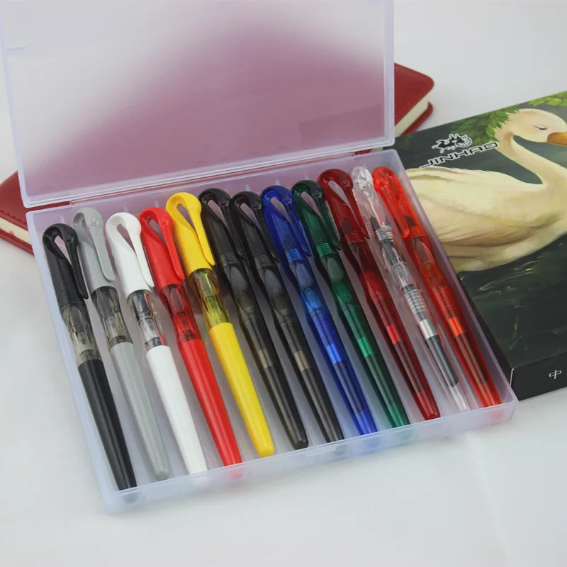 

Jinhao творческая Лебедь авторучка для каллиграфического ручка чернильная ручка Pluma студенческие Канцтовары Caneta Tinteiro Fuente Stylo перо