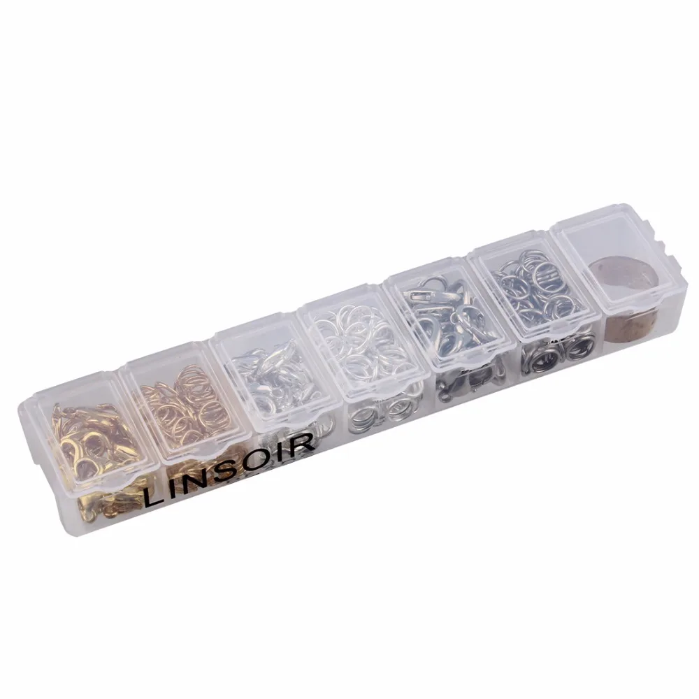 1 Box Handmade Open Jump Rings Split Rings/Lobster Clasp&ampHooks/Finger Rings/Organizer Plastic Cases DIY Jewelry Findings | Украшения и