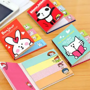 Горячая продажа мини милый Kawaii мультфильм панда Кот кролик блокнот для заметок