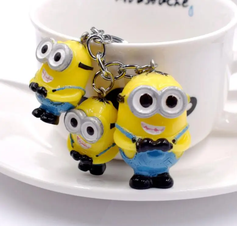 Новинка 6 стрин брелоки с изображением мультфильма Despicable me подвесные для лучшего