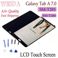 weida lcd replacment 7 for samsung galaxy tab a 7 0 2016 sm t280 sm t285 lcd display touch screen assembly t280 wifi t285 3g