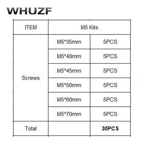 30 шт. Никель/Медь покрытием Чикаго Винты Ассортимент Наборы оснастки заклепки