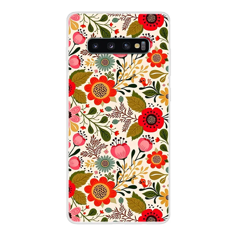 34 Чехол для samsung S10 Plus чехол для телефона S10E, силиконовая Мягкая задняя крышка из ТПУ для samsung Galaxy S10 S10Plus чехол корпус S10 - Цвет: 34