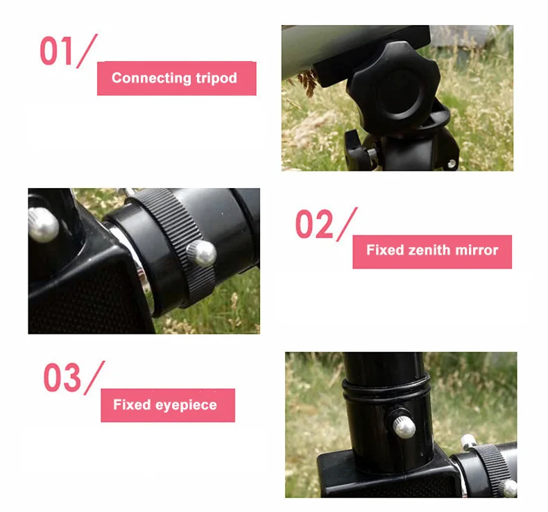 F36050 рефрактор Spyglass Zoom Высокая мощность астрономический телескоп со штативом открытый зрительный наблюдения за птицами для детей и взрослых