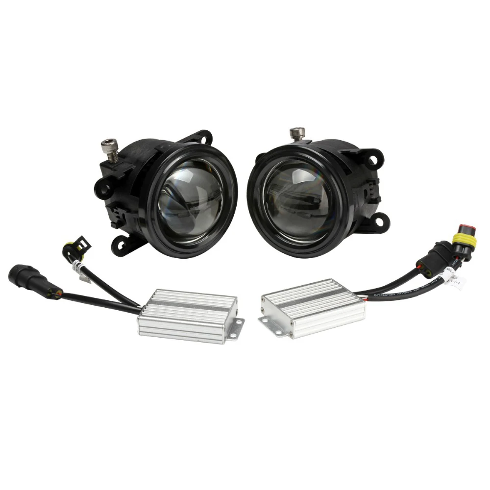 Автомобильный Стайлинг 16 Вт светодиодный DRL двойной объектив передняя