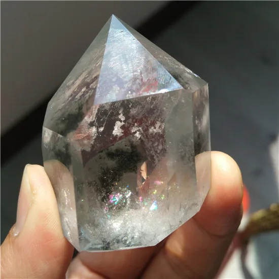 Фантомный Кристалл камни призрак кристаллы Wicca Cristal Islande Пьер Naturelle crestaux целебное украшение для дома Натуральный 92 г