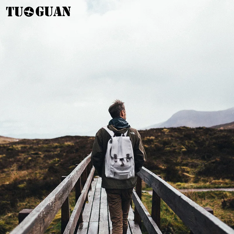 2017 Мужская сумка на плечо новинка корейский стиль рюкзак для отдыха Подростковая