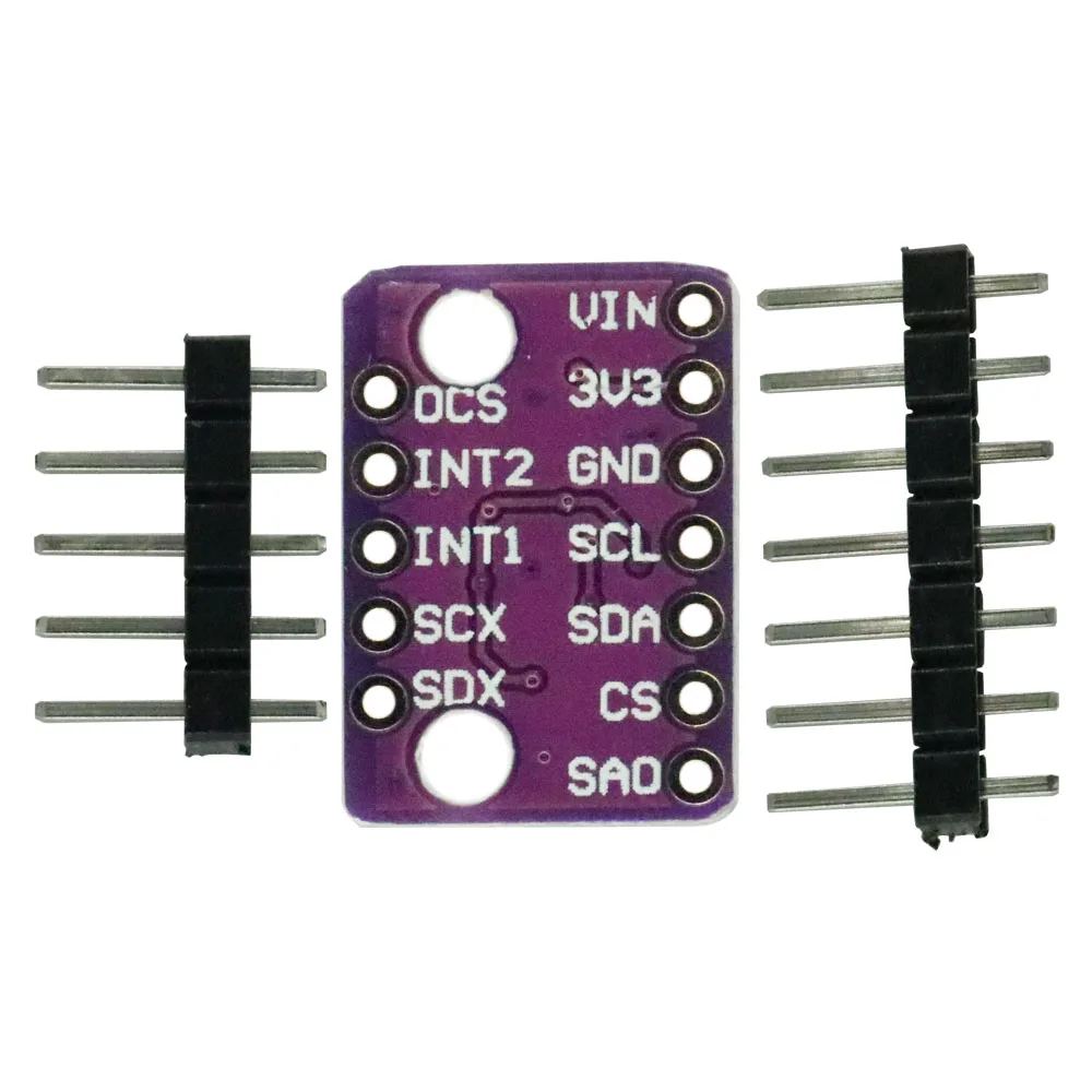 BMI160 GY 6 axis Rate Gyro Gravity модуль датчика акселерометра IIC I2C SPI протокол связи 3