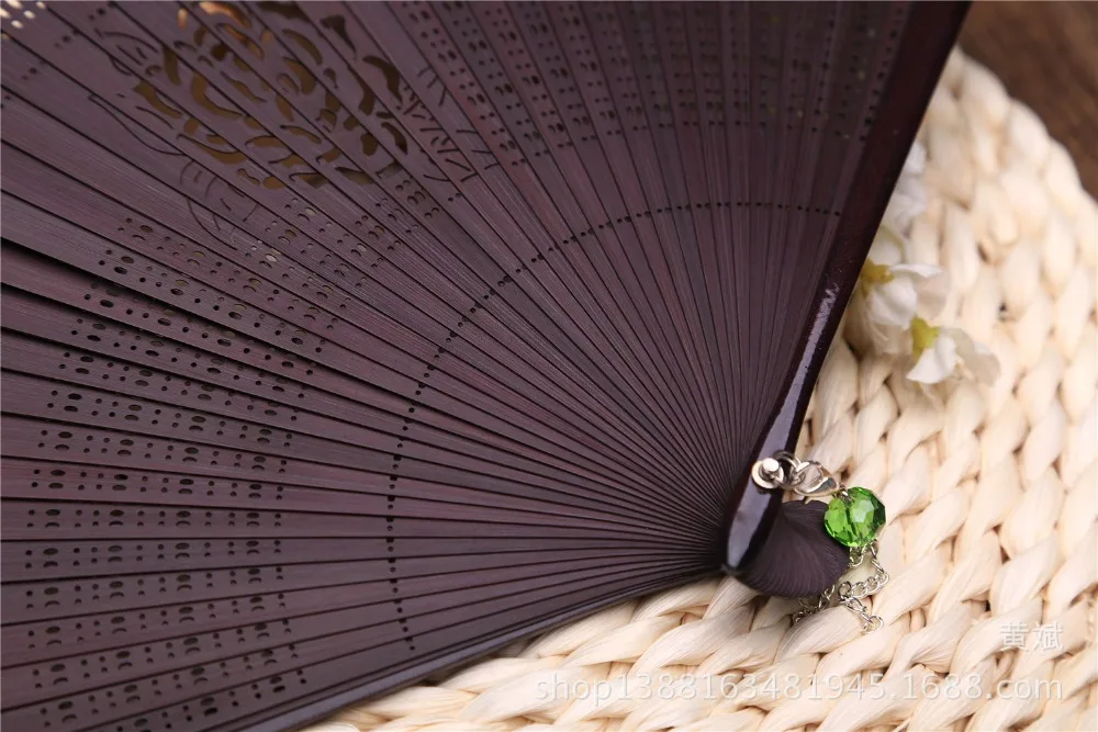 10 шт. летний винтажный бамбуковый складной Ручной Веер в виде цветка китайский