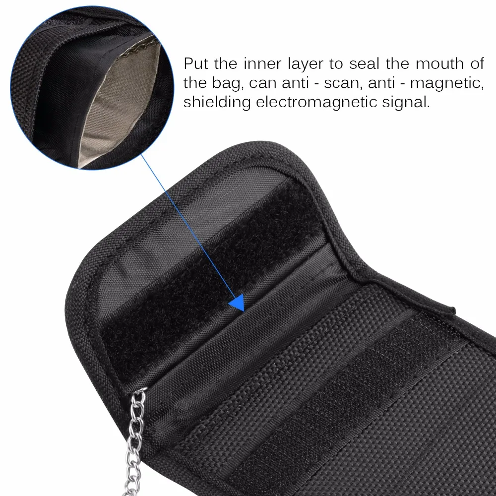 Автомобильный блокировщик сигнала чехол без ключа для входа брелок блокирующий