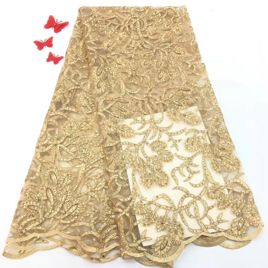 2019 Latest African Cord High Quality Guipure Lace Fabric/ / Cupion Chemical Fabric D14 |